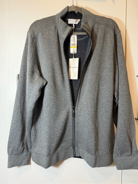 Tommy Bahama Other - NWT Tommy Bahama Men’s Gray Full-Zip Sweater Jacket